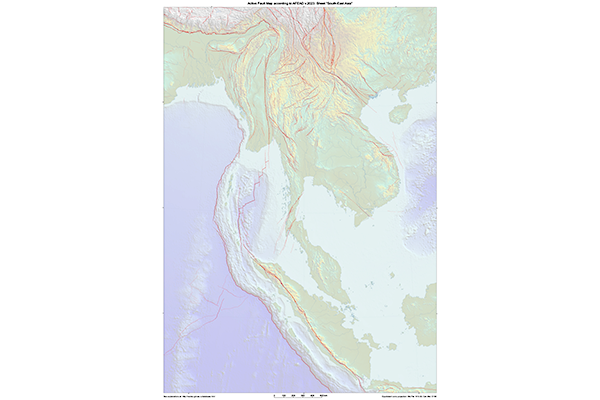 Карта активных разломов. Лист Юго-Восточная Азия